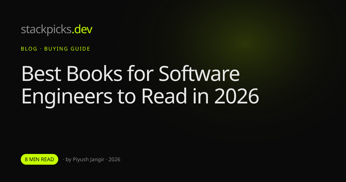 Best Books for Software Engineers to Read in 2026