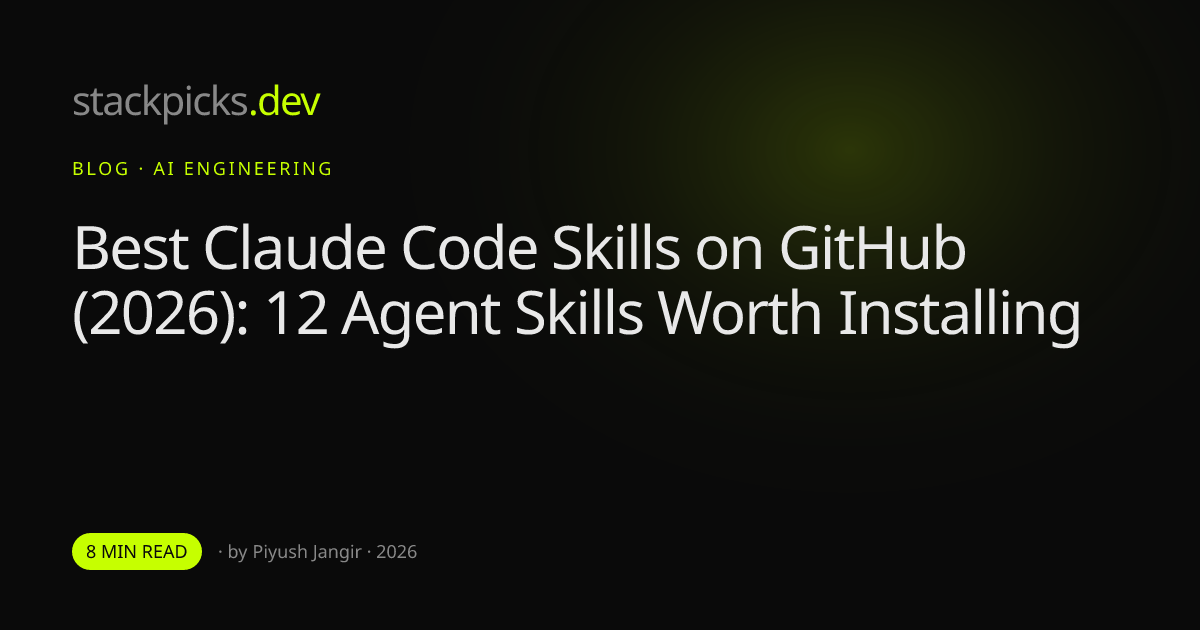 Best Claude Code Skills on GitHub (2026): 12 Agent Skills Worth Installing