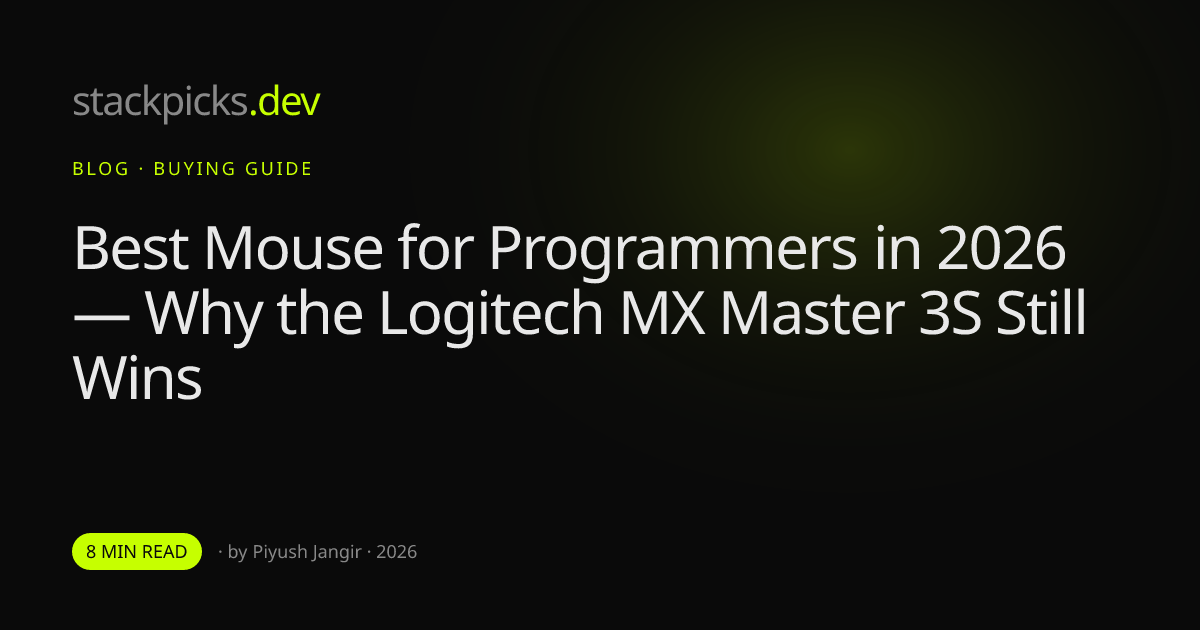 Best Mouse for Programmers in 2026 — Why the Logitech MX Master 3S Still Wins