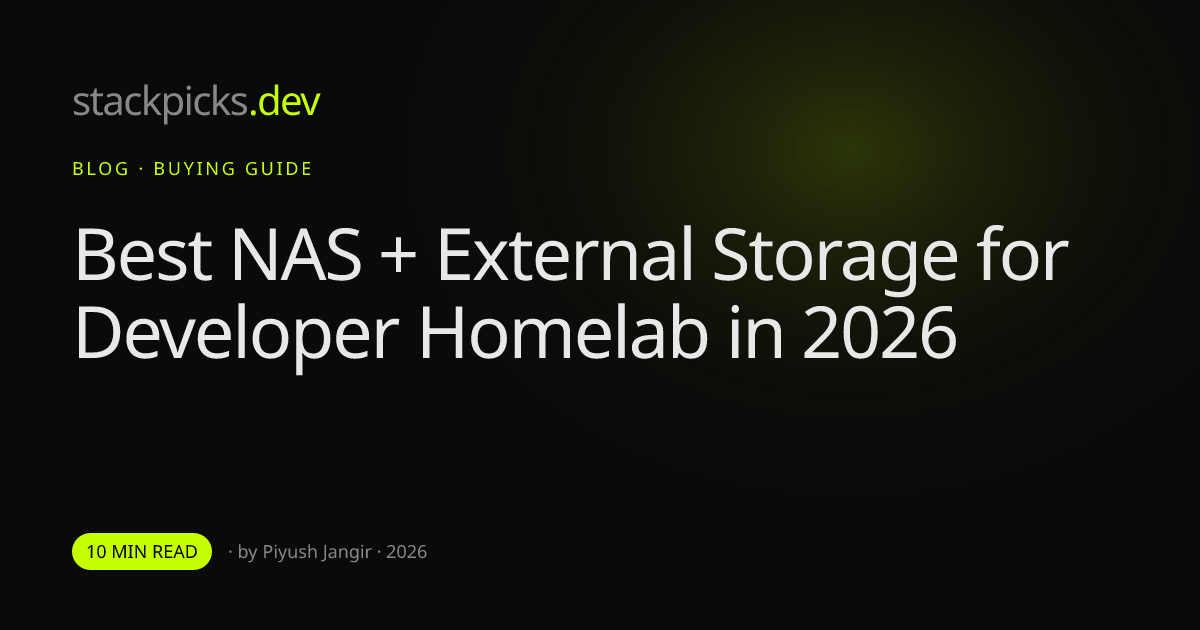 Best NAS + External Storage for Developer Homelab in 2026