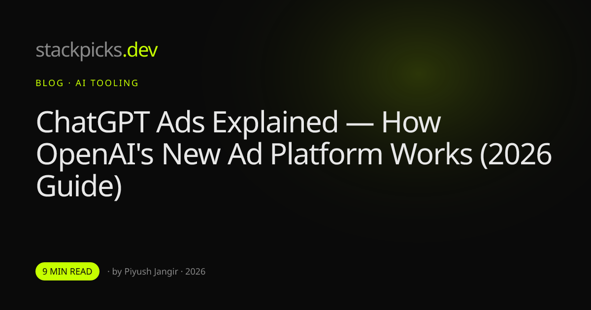 ChatGPT Ads Explained — How OpenAI's New Ad Platform Works (2026 Guide)