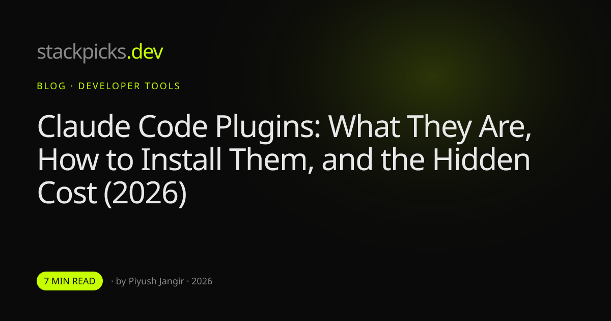 Claude Code Plugins: What They Are, How to Install Them, and the Hidden Cost (2026)