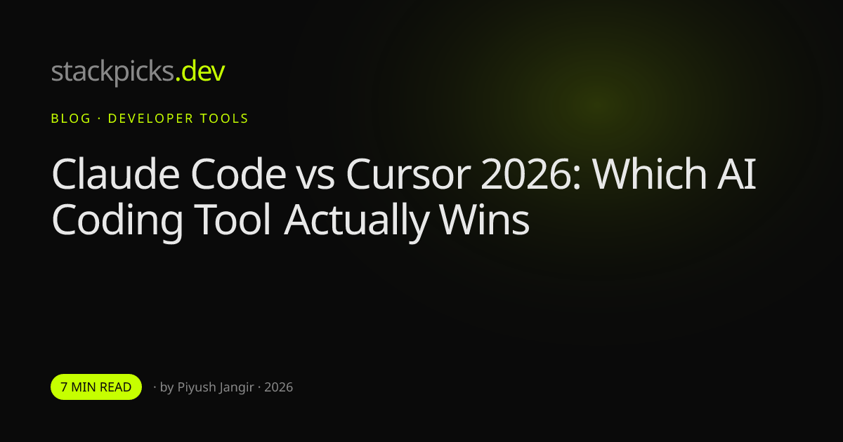 Claude Code vs Cursor 2026: Which AI Coding Tool Actually Wins