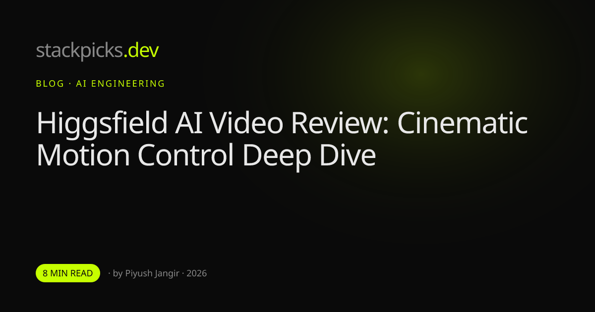 Higgsfield AI Video Review: Cinematic Motion Control Deep Dive